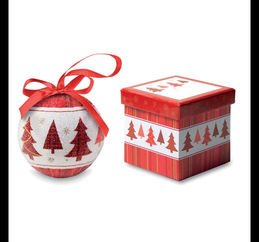 SNOWY - Christmas bauble in gift box