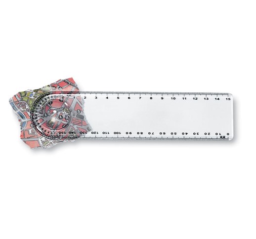LASTA - Ruler with magnifier