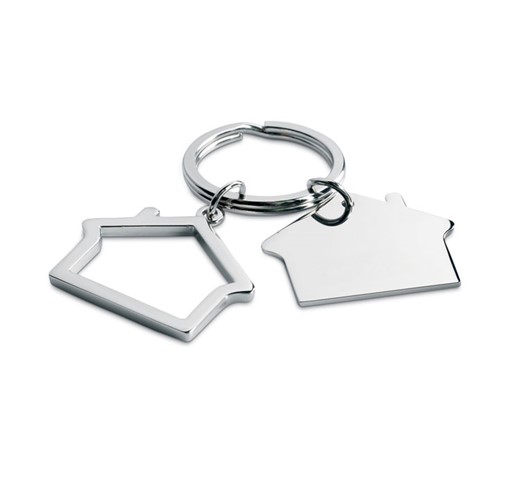 SNIPER - Metal key ring house shape