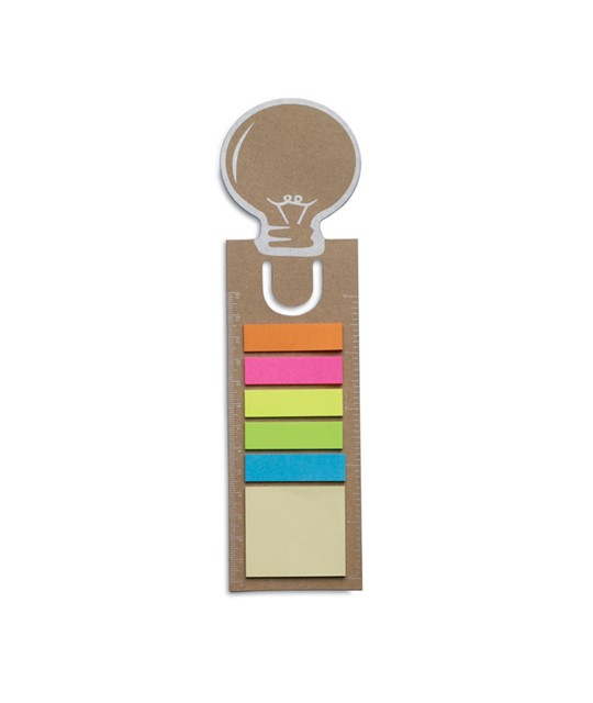 IDEA - Bookmark with sticky memo pad