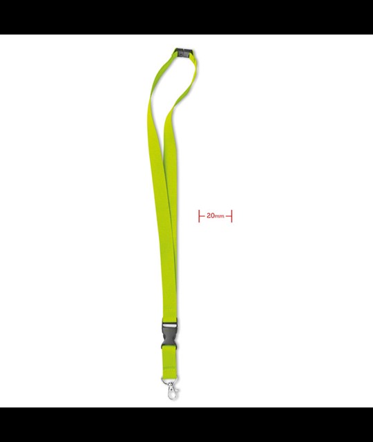 LANY - Lanyard with metal hook 20 mm