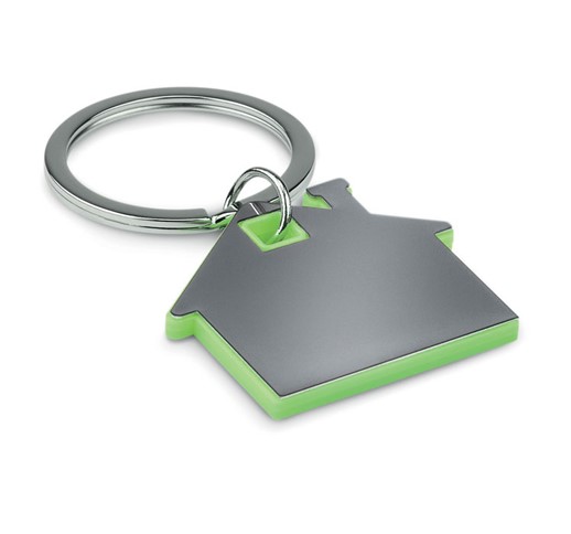 IMBA - House shape plastic key ring