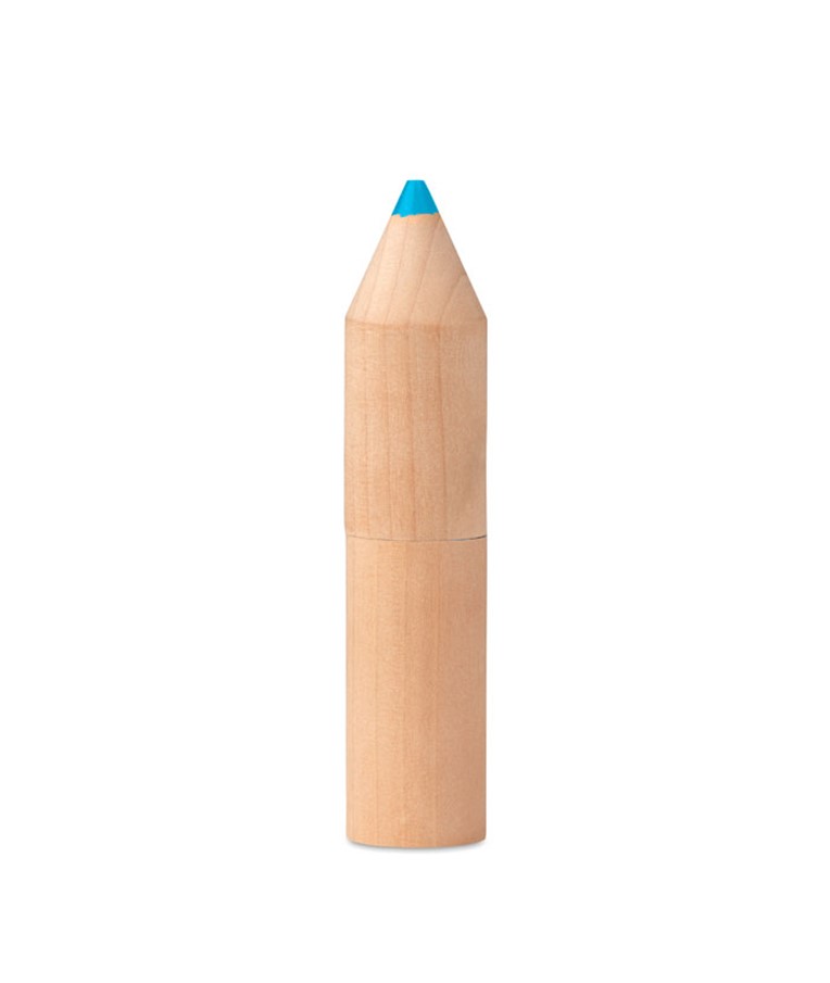 PETIT COLORET - 6 svinčnikov v leseni škatli