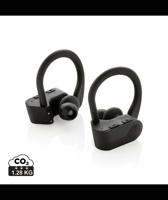 Športne ušesne slušalke TWS v polnilni torbici