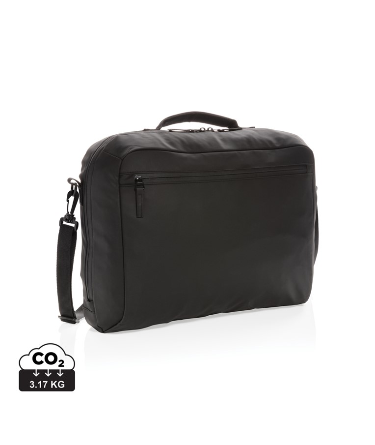 Fashion black 15.6" laptop bag PVC free
