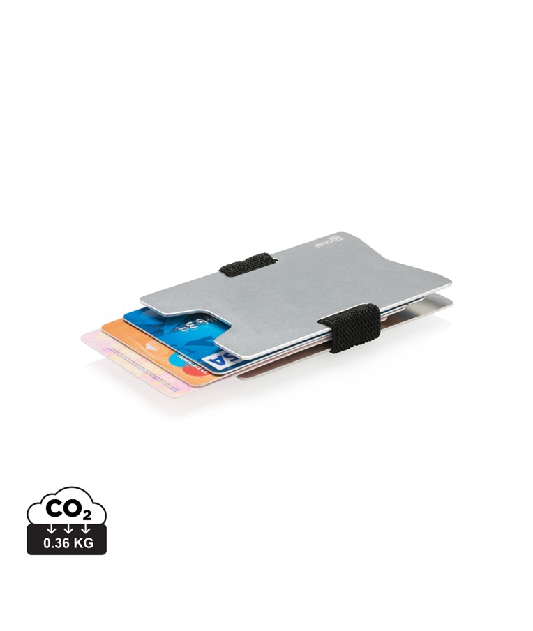 Aluminium RFID anti-skimming minimalist wallet