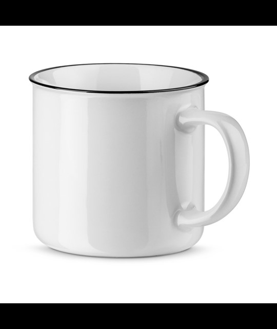 VERNON WHITE. Ceramic mug 340 mL