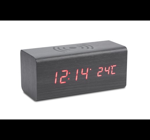 Desk clock with wireless charger CORNELL