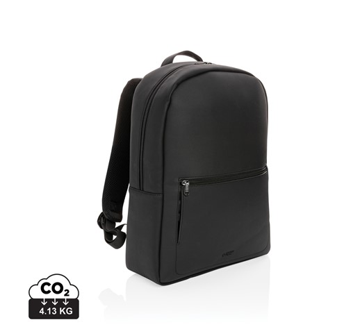 Swiss Peak deluxe PU laptop backpack PVC free