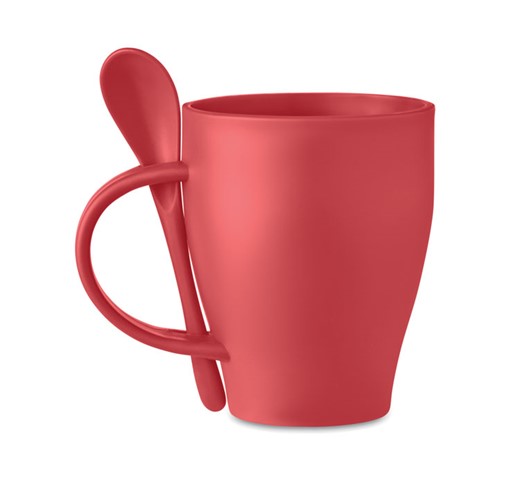 FRIDAY - Reusable mug with spoon 300 ml