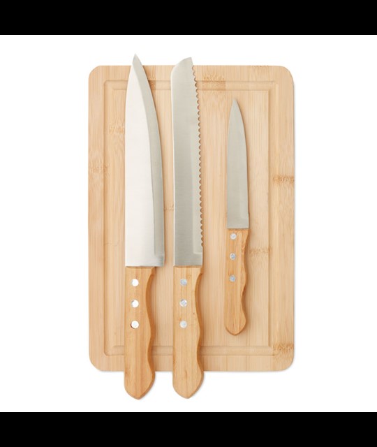 SHARP CHEF - Bamboo cutting board set