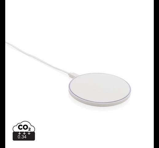 RCS standard recycled plastic 10W wireless charger