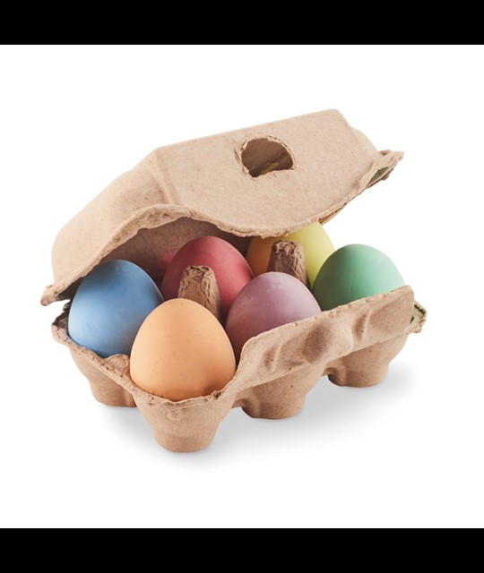 TAMAGO - 6 kred v obliki velikonočnih jajc v škatli