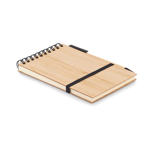 SONORABAM - A6 bamboo notepad with pen