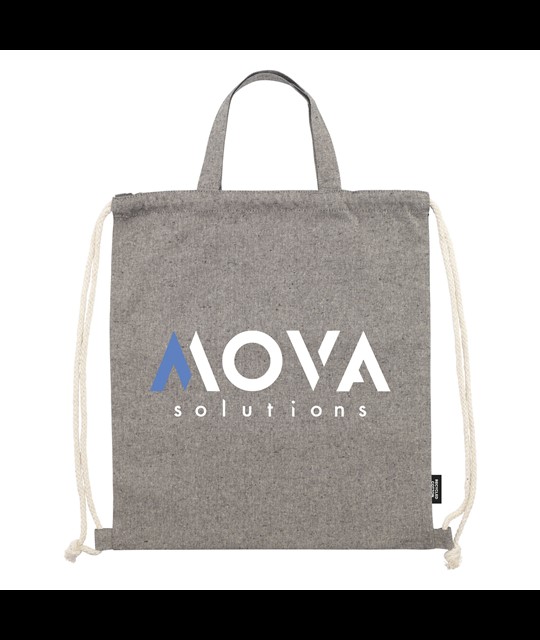 GRS Recycled Cotton PromoBag Plus (180 g/mÂ˛) backpack