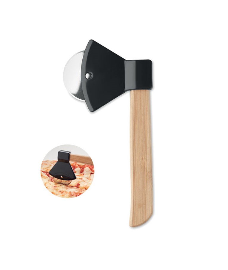 ZAZA - Pizza cutter bamboo handle