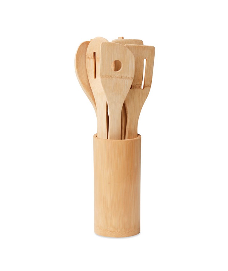 KYA - Bamboo kitchen utensils set