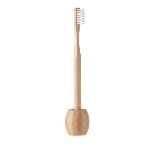 KUILA - Bamboo tooth brush with stand