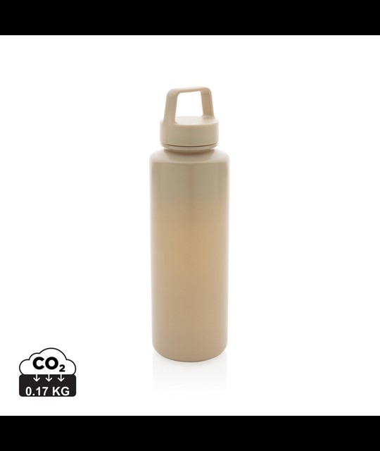 RCS certified recycled PP water bottle with handle