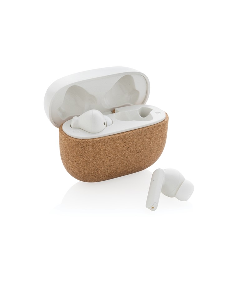 Oregon RCS recycled plastic and cork TWS earbuds