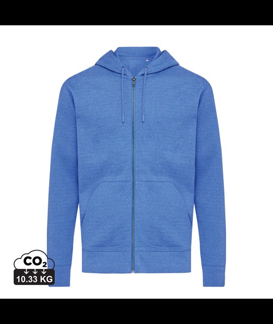 IQONIQ Abisko recycled cotton zip through hoodie