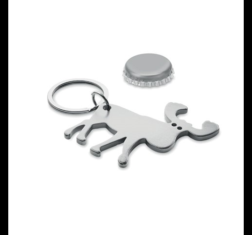 BOTTLE POPPER - Recycled aluminium key ring