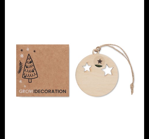 ROSEED - Wooden bauble shape hanger