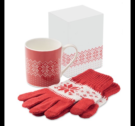 COPITO SET - Winter gift mug and gloves set