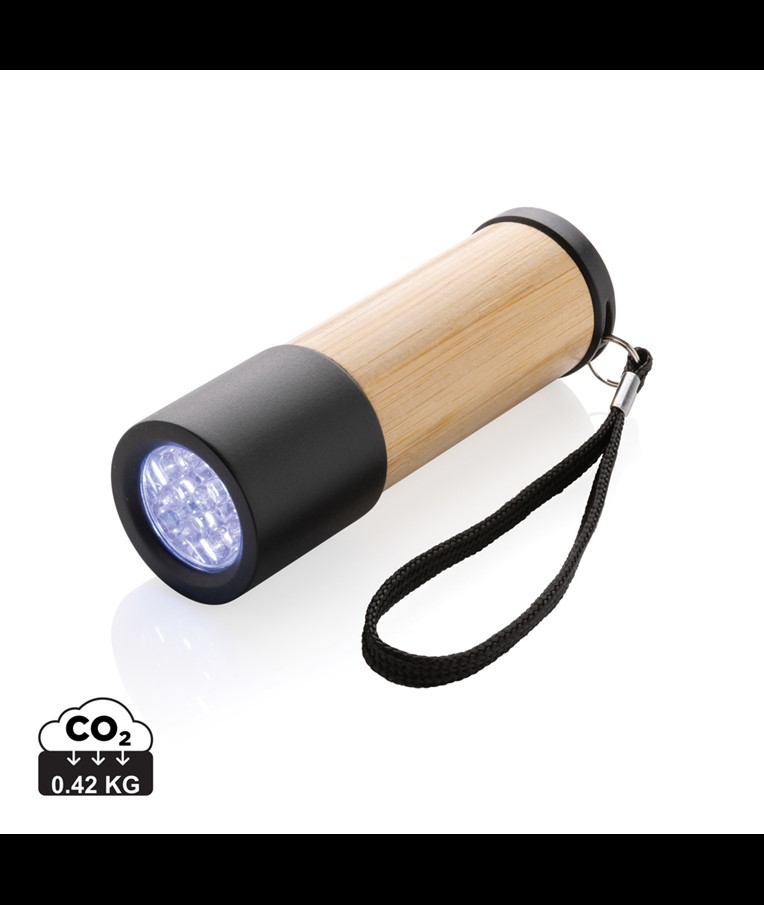 Bamboo and RCS certfied recycled plastic torch