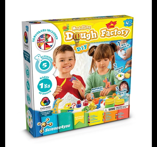 Modeling Dough Factory Kit I. Educational game for children