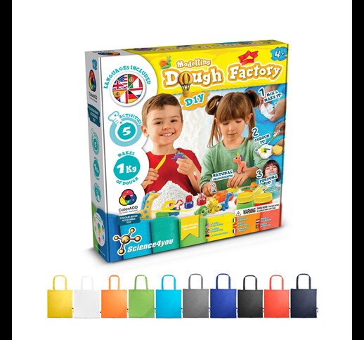 Modeling Dough Factory Kit II. Educational game supplied with a 190T folding gift bag