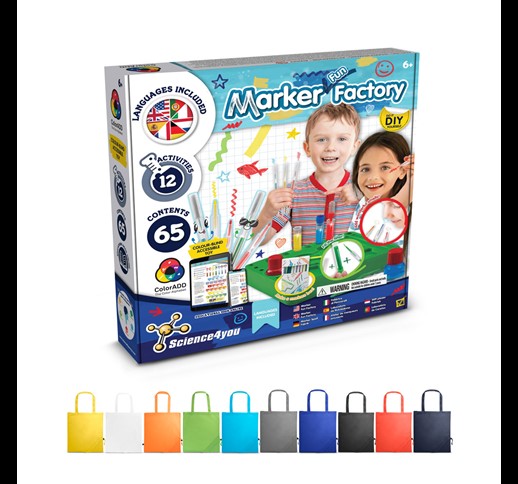 DIY Pen Factory Kit II. Educational kit supplied with a 190T folding gift bag