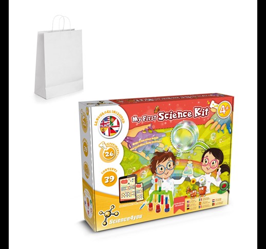 My First Science Kit II. Educational toy supplied with a kraft paper gift bag (100 g/m²)