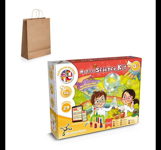 My First Science Kit III. Educational toy supplied with a kraft paper gift bag (115 g/m²)