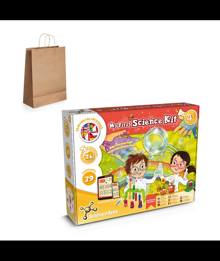 My First Science Kit III. Educational toy supplied with a kraft paper gift bag (115 g/m²)