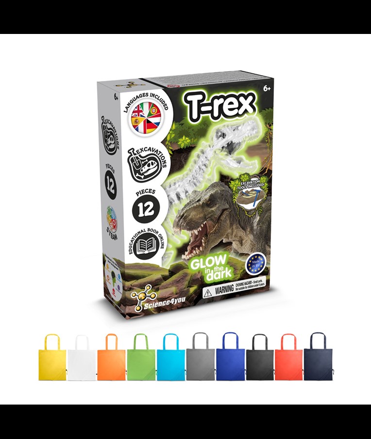 Fossil Excavation Kit V. Educational game supplied with a 190T folding gift bag