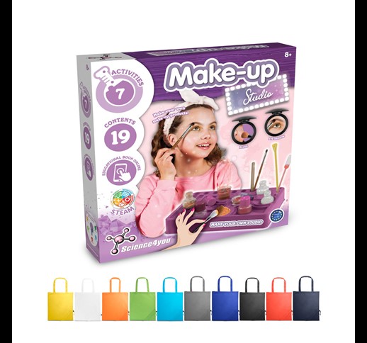 Makeup Studio Kit II. Educational kit supplied with a 190T folding gift bag