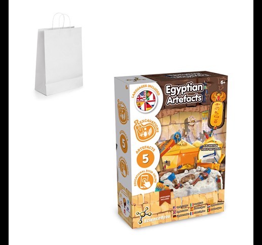 Ancient Egypt Excavation Kit II. Educational game supplied with a kraft paper gift bag (90 g/m²)