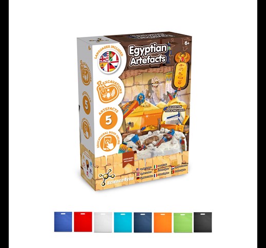 Ancient Egypt Excavation Kit IV. Educational game supplied with a non-woven gift bag (80 g/m²)