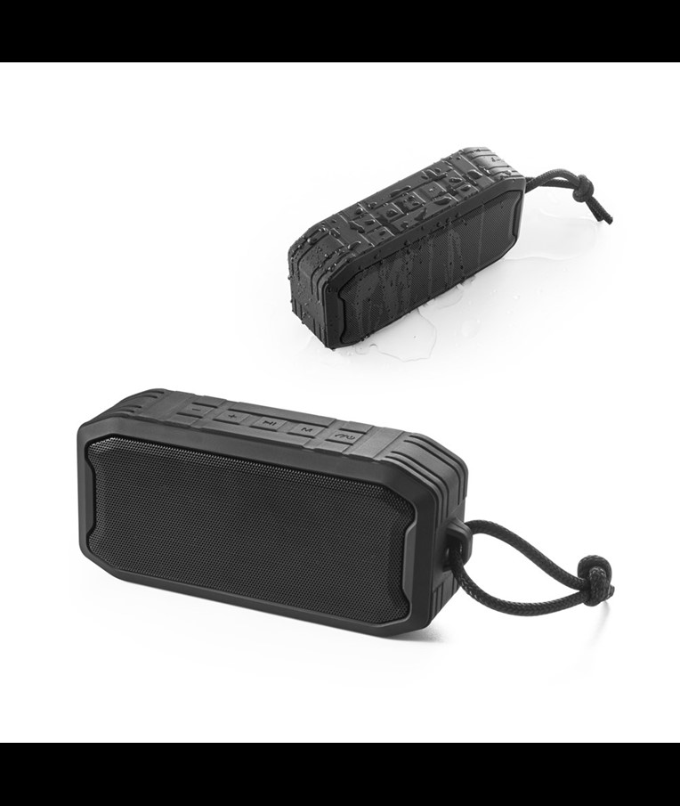 SHEERAN. Portable 10W speaker with IPX7 and 9h battery life on 100% rABS