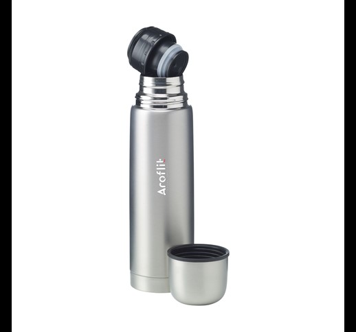 Frosted Bottle RCS Recycled Steel 500 ml thermo bottle