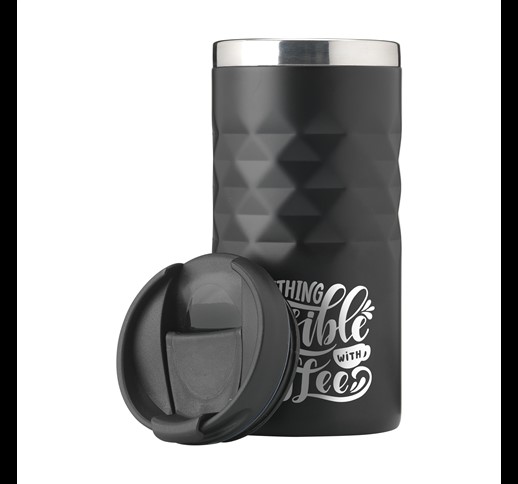 Geometric Mug RCS Recycled Steel 280 ml thermo cup