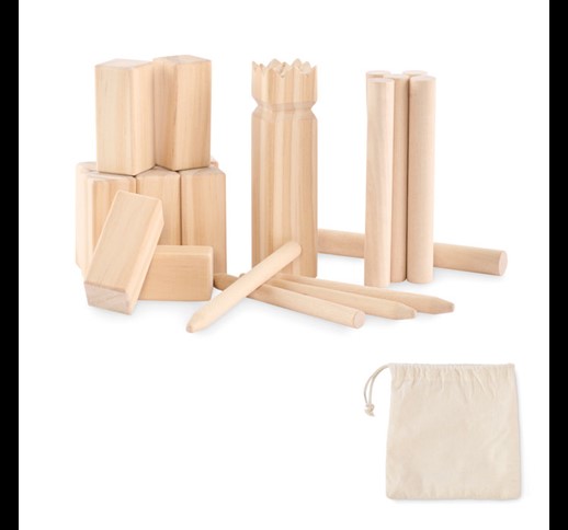 KING PETIT - Pinewood outdoor throwing game