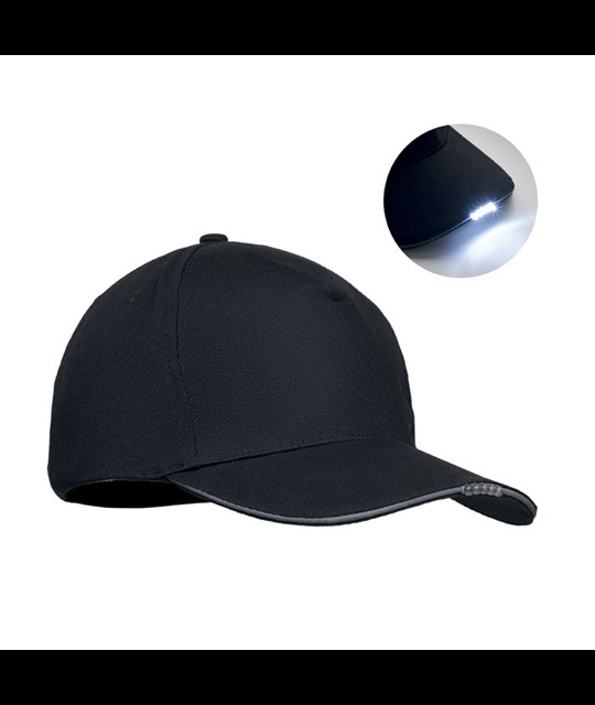 LUZCAP - 5 panel LED cotton cap 220gr/m²