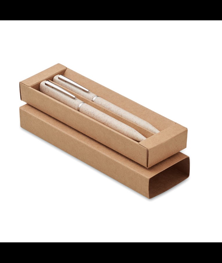 PEAT - Wheat straw/ABS twist pen set