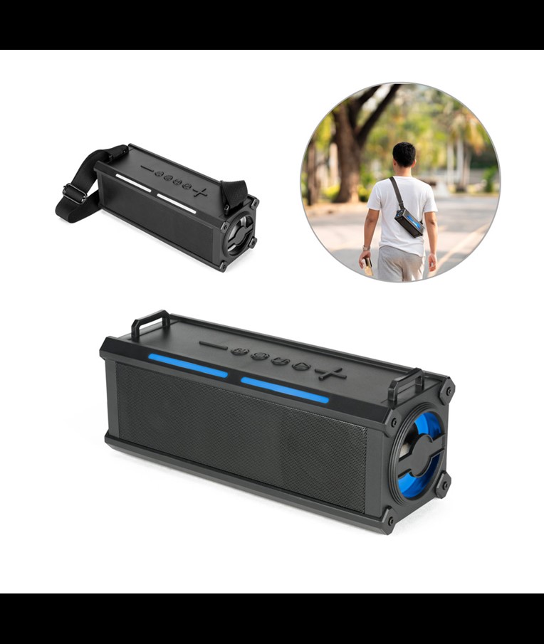 Timberlake. 20W portable speaker with 6h of battery life in ABS