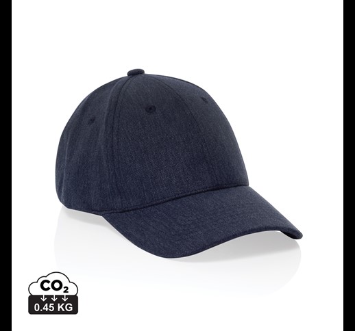 Milo AWARE™ recycled heather 6 panel cap 200gr