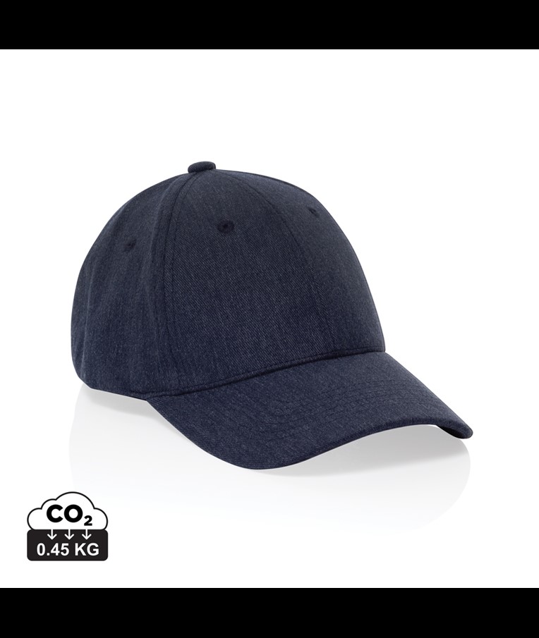Milo AWARE™ recycled heather 6 panel cap 200gr