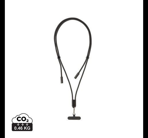 LoopAmp RCS RPET adjustable phone cord with 60W cable