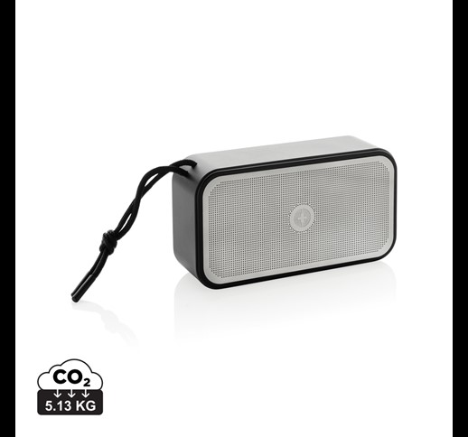 Swiss Peak RCS recycled aluminium 10W bass speaker